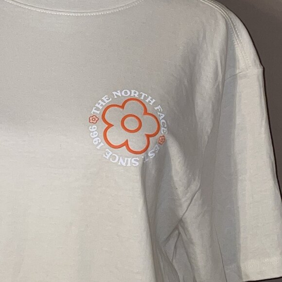 The North Face Circular Design Strange Colorful World Tee 3D Graphics Wms Sz M - Picture 6 of 8